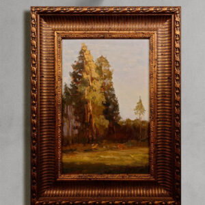 Пейзаж с соснами